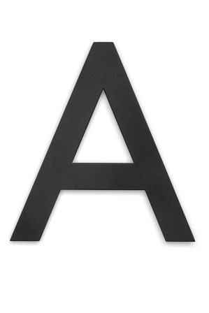 Habo 30736 Husbokstav svart A, Beslag