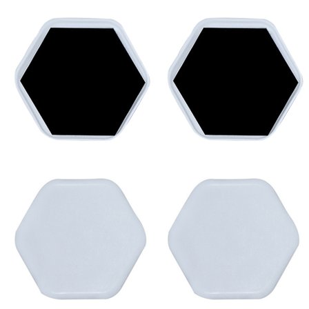 4st Kraftiga möbler Sliders Bord Flyttdynor Golvskydd Lätt att flytta självhäftande skrivbordsstol Soffa Ben Fötter för skydd