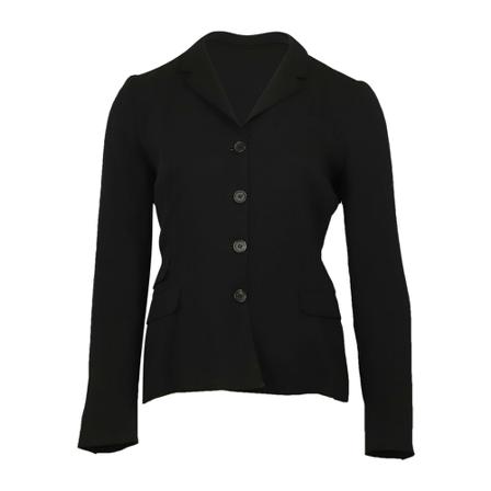 Prada Vintage Pre-Owned Single-Breasted Blazer in Virgin Wool , Zwart , Dames , Maat: S