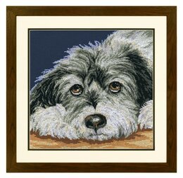 Broderipakke Bilde Melankolisk hund - RTO