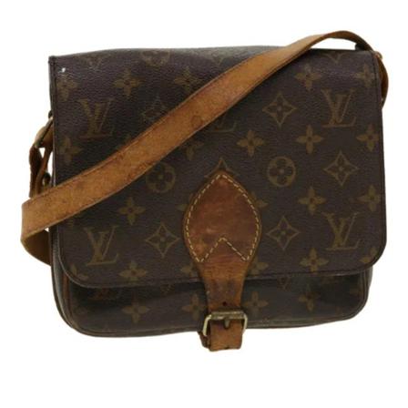 Louis Vuitton Vintage, Pre-owned Canvas louis-vuitton-bags Bruin, unisex, Maat:ONE Size