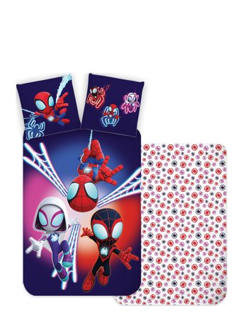 BrandMac Bed Linen Spidey 5462 - 140X200 60X63 Cm - Multi/patterned - 140X200.60X63CM