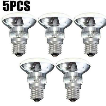 5 stk. Udskiftnings Lava Lampe E14 R39 30W Spotlight Skrue Pære Pære