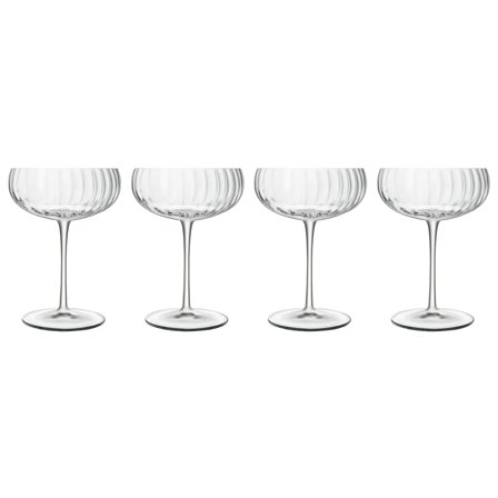 Luigi Bormioli Optica Champagneskål 30 cl, 4 stk. - Transparent | KitchenOne