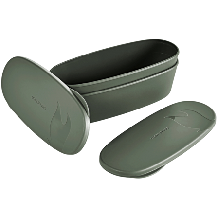 Light My Fire Snapbox Oval 2-Pack Sage Green