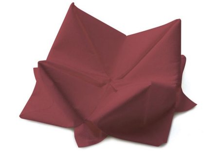 DUNI Servett 3-lagers, enfärgad, ¼-vikt, 33 cm, bordeaux 125/fp - Lyreco - Kök och servering - Servetter och dukar - Servett - 3-lagers