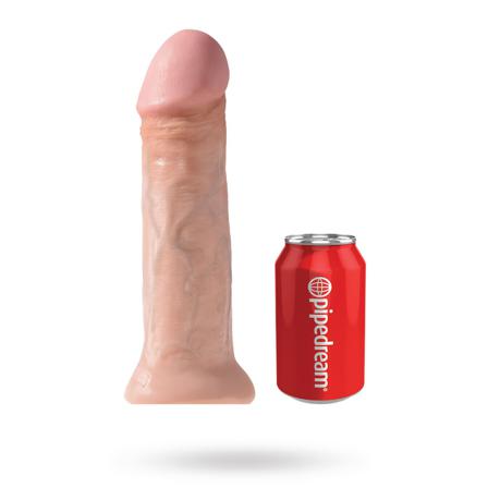 Dildo 28 cm - Ljus Hudfärg - Vuxen.se - Stor, tjock dildo-King Cock