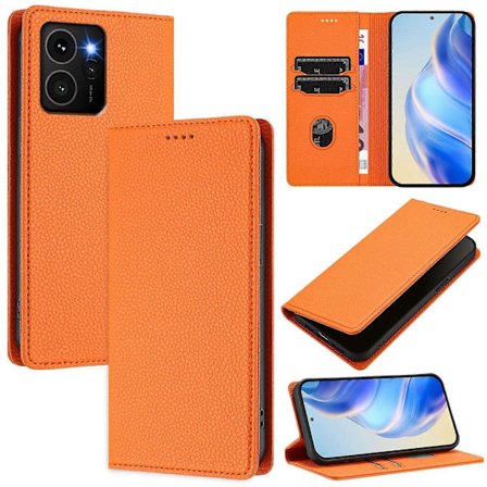 Etui Kompatibelt med Nokia HMD Skyline Magnetisk Lukking Slank RFID-blokkerende Lommebok Telefonetui i Lær med Kortspor Kompatibelt med Nokia HMD 