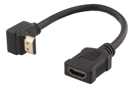 Deltaco HDMI-21B - HDMI-adapter - 20 cm