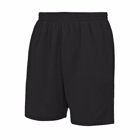 AWDis Just Cool Barn/Barn Sports Shorts 3/4 År Jet Black
