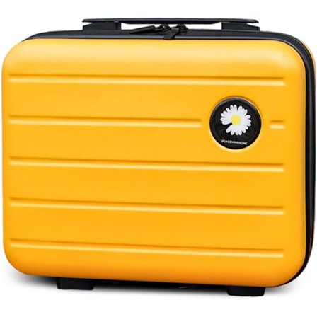 Hård skal sminkväska för kvinnor flicka, bärbar vattentät ABS sminkväska, 16 tum stor kapacitet kosmetisk väska