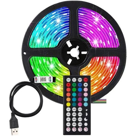10M Bluetooth RGB LED Strip Lys Med Fjernbetjening Til Juledekoration i Hjemmet