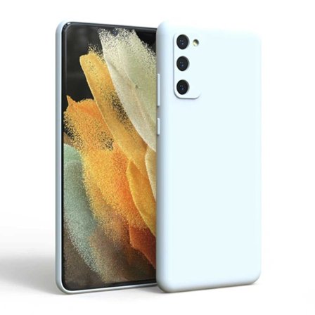 Tynn hvit galakse S20 Fe Shell Mobile Shell med linsedeksel