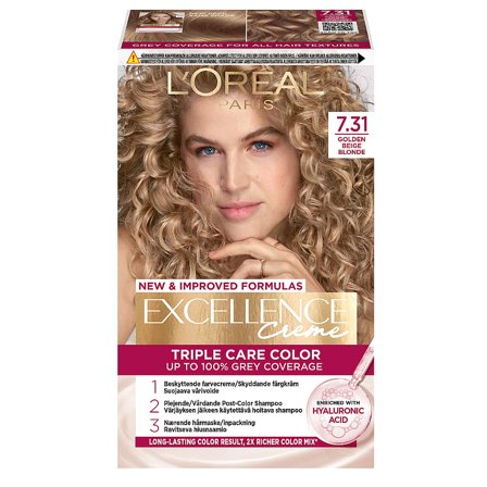 L'Oréal Paris Permanent cremehårfarve Blond Beige, Hår, Hårfarve, Permanent Hårfarve