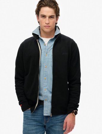 Superdry Essential Logo Track Top - Black - S