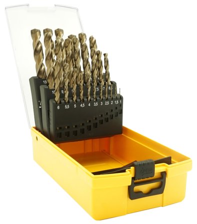 Ironside Pro 201271 Borrkassett 25 st. borrar, 1-13 mm, Borra & mejsla