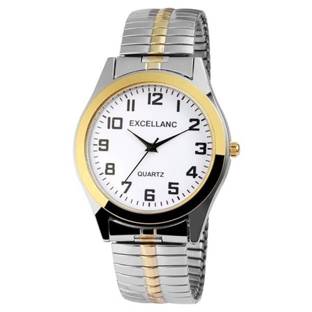 Excellanc Herrklocka med armband i rostfritt stål - Flerfärgad
