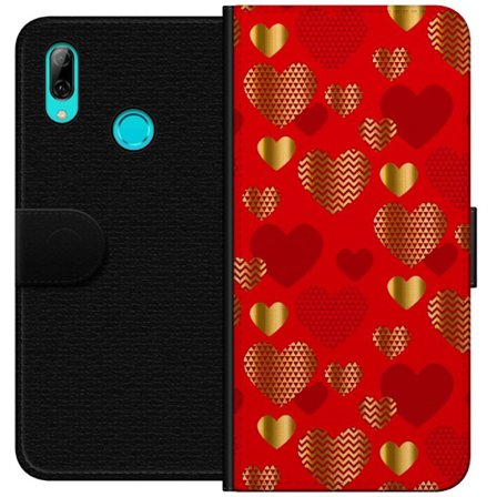 Yhteensopiva Lompakkokotelo Huawei Huawei P smart 2019 GoldenHearts