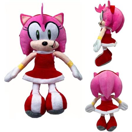 Amy Rose Plys 12,2 tommer Levende Udstoppet Plys Blød Dukke til Fa