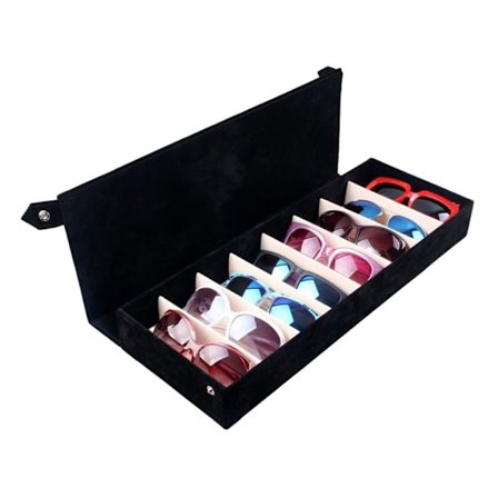 Brilleetui Solbriller Displaystativ SVART