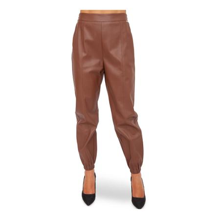 Liu Jo Leather Bukser Brun, Dame Læderbukser