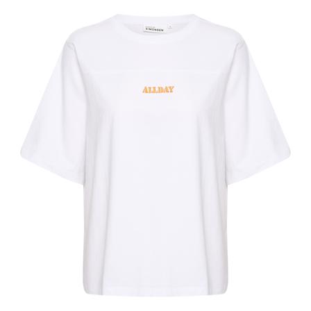 Karen by Simonsen, Amandakb tee Wit, Dames, Maat:XS