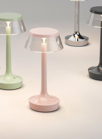 Bon Jour Unplugged oppladbar bordlampe - french rose