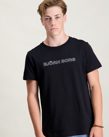 Björn Borg BORG ESSENTIAL 3 T-SHIRT Schwarz T-Shirts Jungen - Kids Brand Store