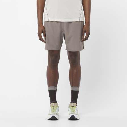 Salomon - short pour homme Shkout Stlr Shts 7" Nl M - Iron - L