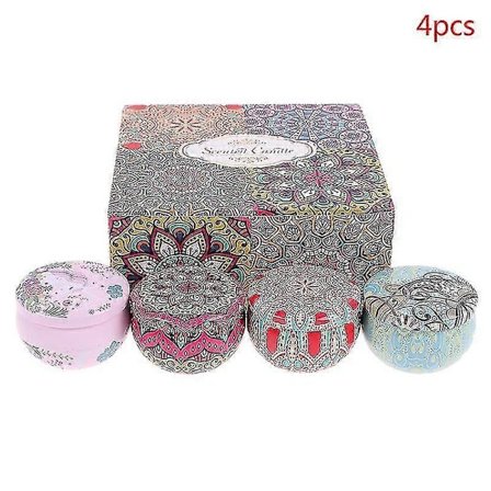 4/8 st Doft Aromaterapi Doftljus Naturlig Reseplåt Heminredning, TH