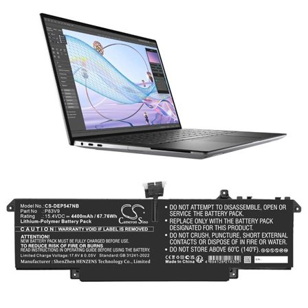 Batteri til bærbar PC for DELL Precision 14 5470, Precision 5470