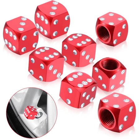 8 kpl Alumiiniseos Venttiilihatut Vedenpitävät Auto Kuorma-auto Pyörä Moottoripyörä Polkupyörä Ajoneuvon Pyörään