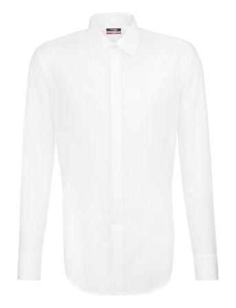 Cityhemden 1/1 Arm Skjorte Business Hvit Seidensticker*Betinget Tilbud