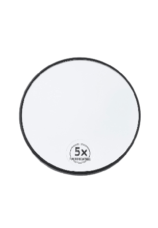 Skir Spegel med sugkopp small, 5x Sminkverktyg & tillbehör Unisex Svart SMALL