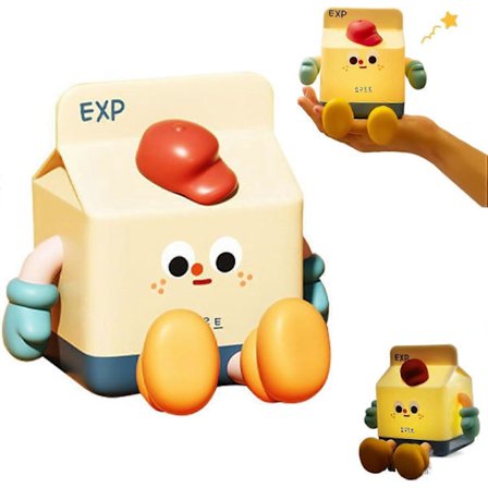 Melkekartong Nattlampe, 3 Hastigheter Oppladbar LED, Dimbar Bærbar Nattlampe, Melkekartong, Berøringsdimming Nattbordslampe, LED Nattbordslampe