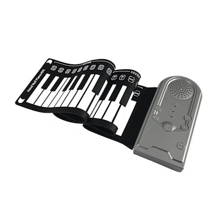 49 Nycklar Hopfällbart Piano Klaviaturpiano Elektroniskt Rulla Upp Piano för Vuxna Nybörjare och Barn Pedagogiska Leksaker
