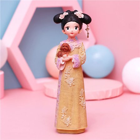 Kina Hanbok litet smycke 811-2A stor kudde valp