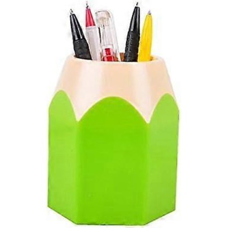 Pennbeholder Blyantspenn Børsteholder Skrivebordsorganisator Oppbevaring (Grønn)