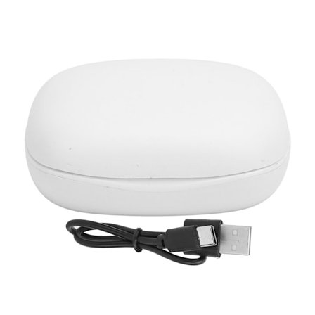TWS Trådlösa Bluetooth 5.0 Headset Touch Control Stereo Hörlurar Bärbara Öronproppar Vit