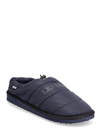 Trey Padded Slipper Slippers Tofflor Navy Les Deux