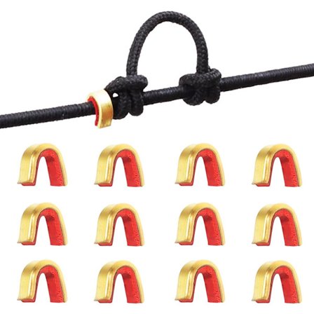 12 stk Universelle kobber spenne pil og bue tilbehør, bueskyting