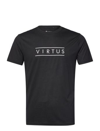 Estend M S/S Tee T-shirts Short-sleeved Svart Virtus