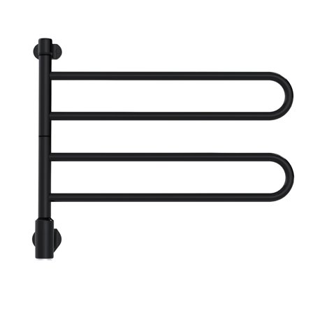 PAX Flex U 2/650 Handdukstork Mattsvart, Badrum