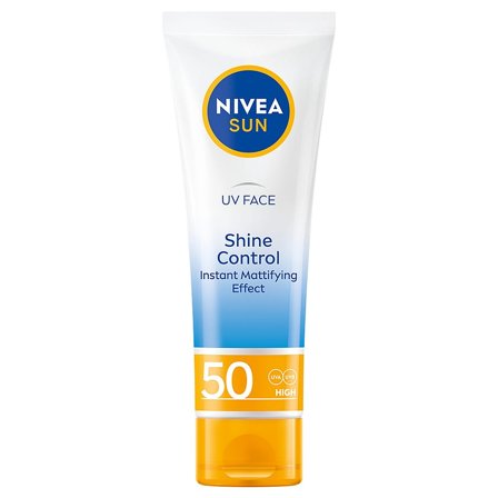 NIVEA UV Face Shine Control Cream SPF 50 50 ml, Skincare, Solpleje, Solcreme