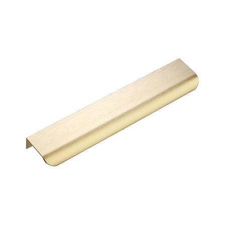 Sæt med 5 Guld Møbelgreb - Børstet Messing Skuffegreb til Køkkenmøbler (Aluminium Legering, Centerafstand 128mm, Længde 150mm)