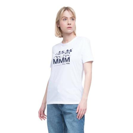 Wood Wood Aria T-shirt , Wit , Dames , Maat: S