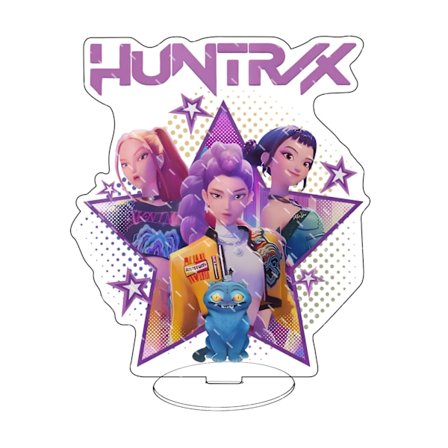 Demonjägare Q version K-Pop Demonjägare tjejgrupp Demonjägare stativ