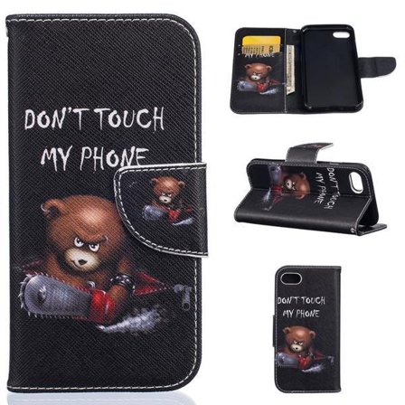 Plånboksfodral iPhone SE (2020) - Don ́t Touch My Phone