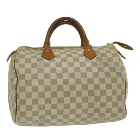 Louis Vuitton Vintage Pre-owned Tas , Beige , Dames , Maat: ONE Size Vintage Tassen