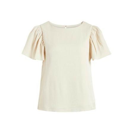 Vila, Vigruvilla TOP Beige, Dames, Maat:XL